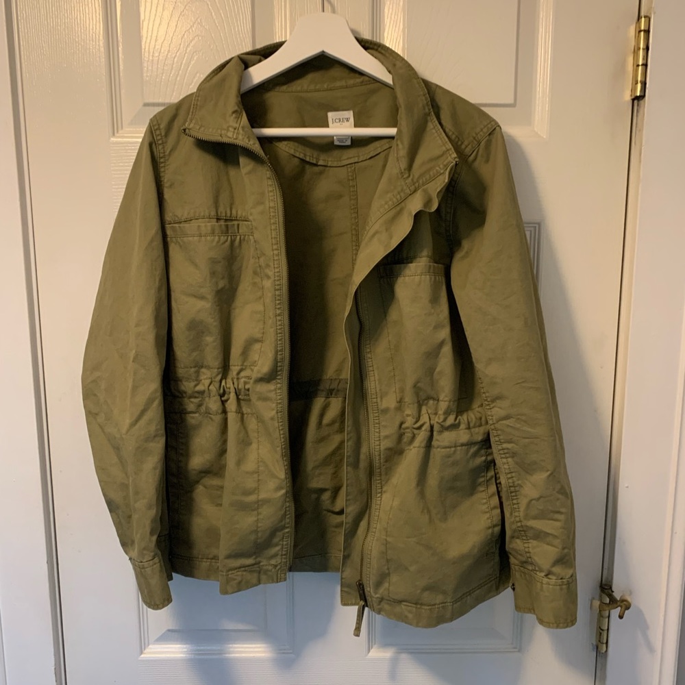 Medium Green JCrew Jacket